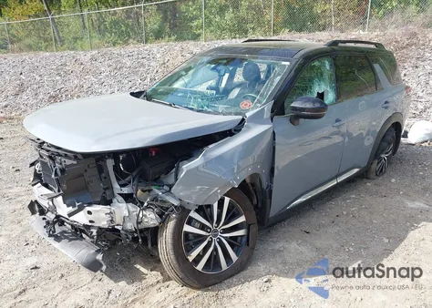 2024 Nissan Pathfinder Platinum 4Wd из США, поврежденный, VIN 5N1DR3DJ7RC270930